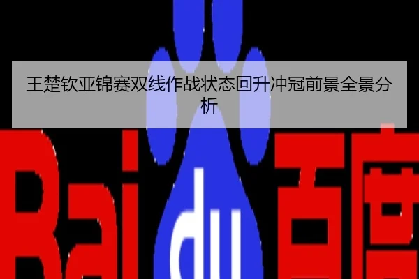 王楚钦亚锦赛双线作战状态回升冲冠前景全景分析